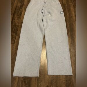 Alo Yoga Light Blue Knit Wideleg Pants